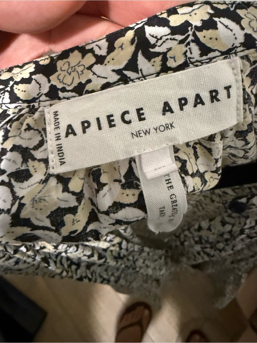 Apiece Apart Floral Mini Dress, Size M - Picture 7 of 9